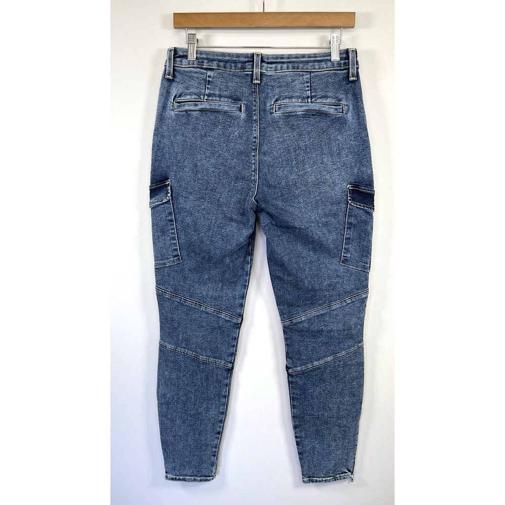 L'agence Womens Patton Cargo Skinny Jeans 28 Zip Ankle Gorpcore Indie Sleeze NWT - Picture 9 of 14